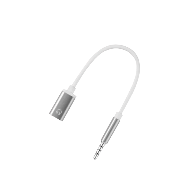 Type C to 3.5mm Adapter, Type C Flat Head to 3.5mm Round Head Headphone Adapter, Type C Female Connector Suitable for Huawei, Vivo, Apple Computers, Mobile Phones, Laptops, Tablets Audio Cable Converter