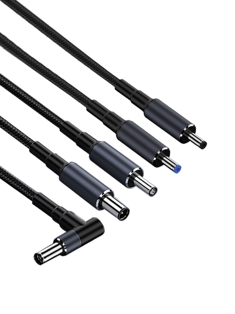 Suitable for Asus Hp Computer Usb-C to Dc4.5*3.0Mm Laptop Charging Cable Type-C to Dc5525 Round Hole Power Supply Pd140W Fast Charging Straight Elbow Adapter Cable