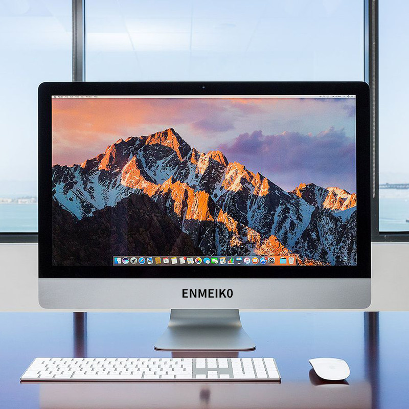 Ultra-Thin All-In-One Computer for Online Learning, Home Office, Built-In Camera, Complete Desktop Computer Set