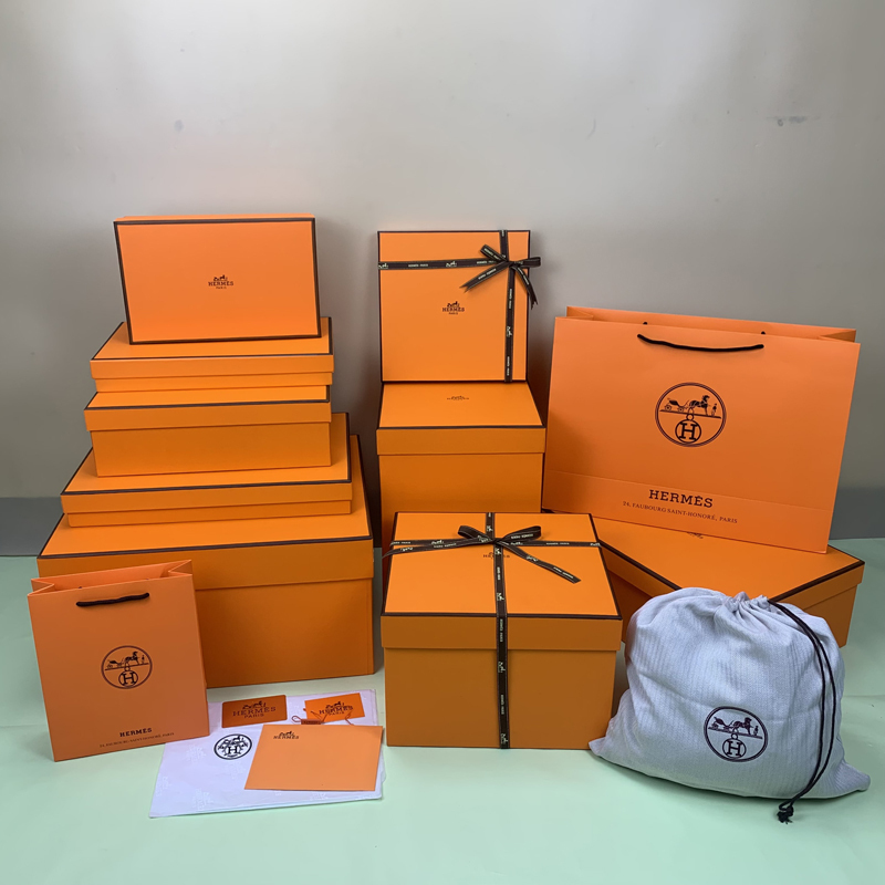 Hermes Hermes Paper Bag Gift Bag Scarf Clothing Gift Box Belt Perfume Packaging Box Handbag