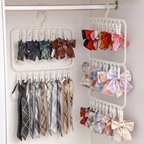 jk bow tie storage rack dk uniform tie display artifact needs to bring scarf silk scarf hook multiple clips large capacity