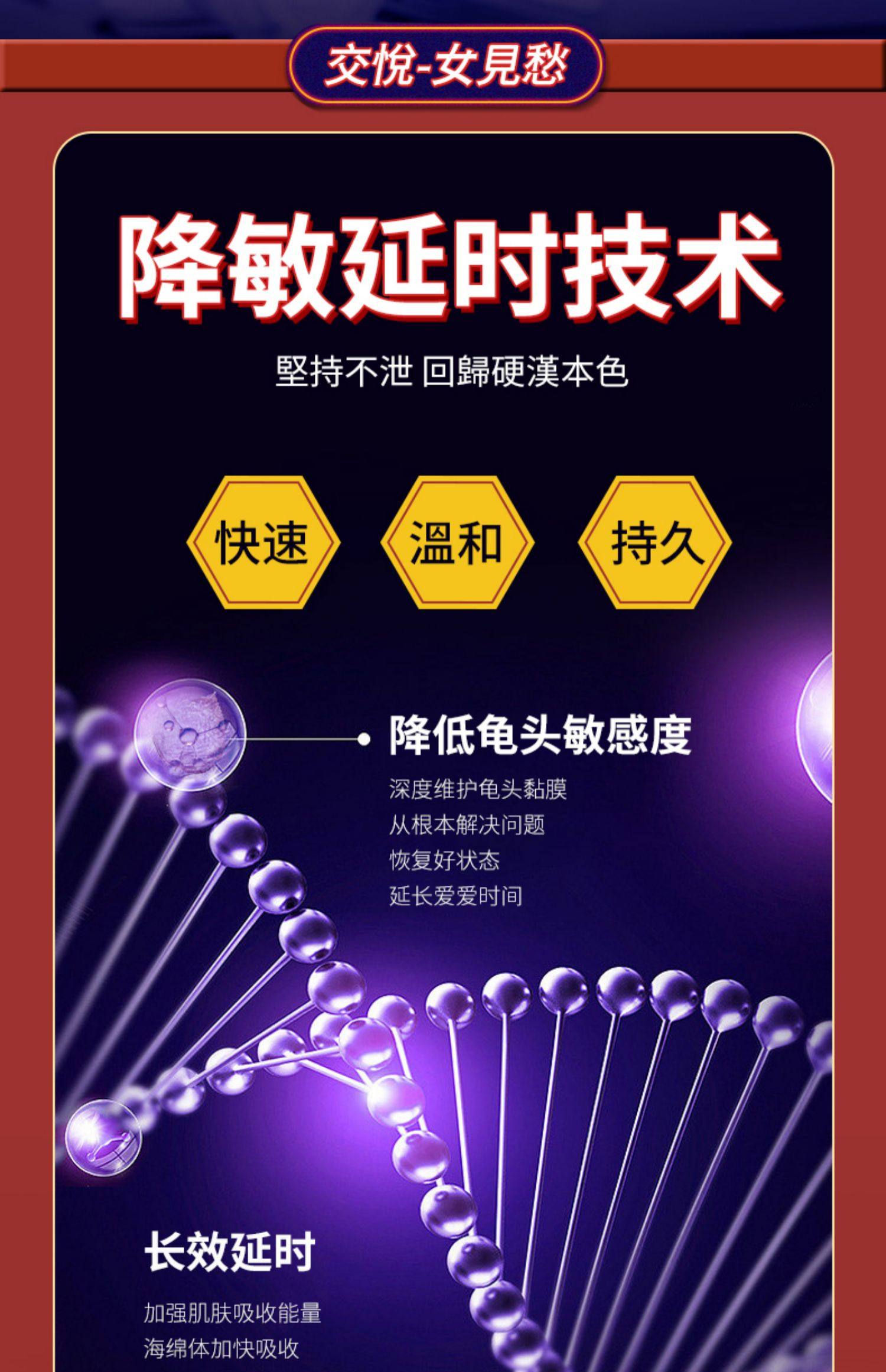【中國直郵】 交悅 女見愁 高端男士延時噴劑 延持遲久噴霧成人情趣用品 10ml