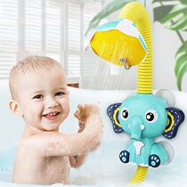 New Bath Toys Baby Water Game Elephant Model Faucet Shower E
