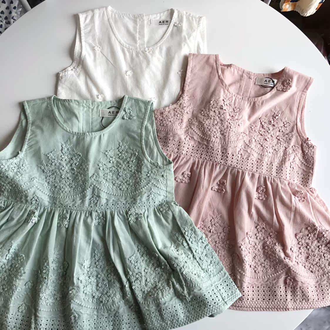 Outer list 100110 Three-dimensional embroidery baby shirt