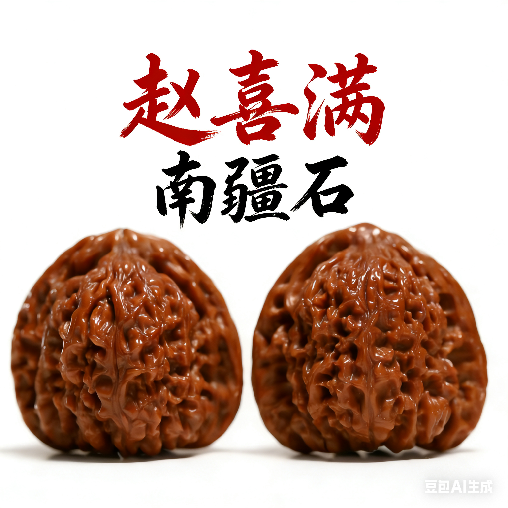 💎文玩新宠🔥赵喜满南疆石：精致纹理，独特质感，不容错过！-小众木作