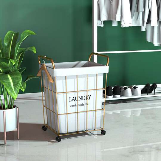 Dirty Clothes Storage Basket, Luxury Nordic Ins-Style Storage Solution for Home Use, Laundry Hamper, Dirty Clothes Bin