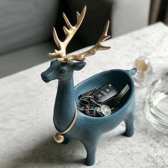 Trendy Bedside Vanity Table Storage Rack for Jewelry, Skincare, Cosmetics, Entryway Key Organizer