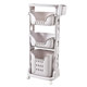 Dirty Laundry Basket for Home Use, Bathroom Laundry Storage Rack, Light Luxury ins Style Multi-Layer Dirty Clothes Hamper