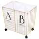 Dirty Laundry Basket, Categorized Laundry Hamper, Storage Basket for Clothes, Iron Art Nordic Style Clothing and Toy Storage Basket