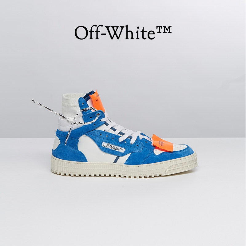 OFF-WHITE Off-Court 3 0 men blue and white splicing color logo arrow shoes