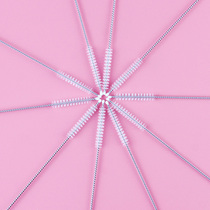 Straw brush baby water cup baby home kitchen washing bottle catheter tool nylon slender pore cleaning brush