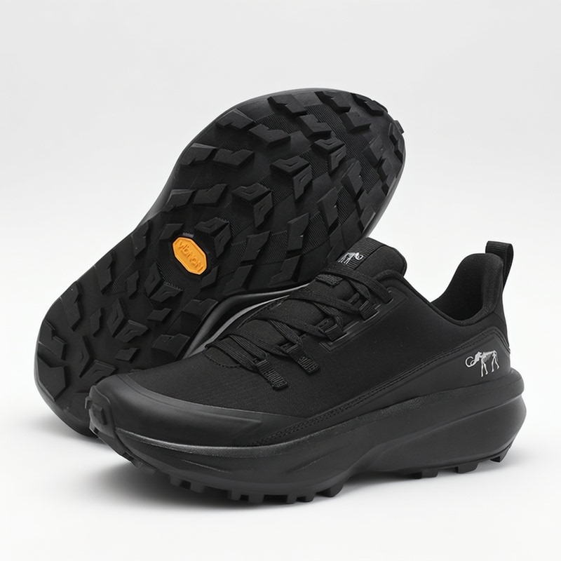 Men's Outdoor Cross-Country Hiking Shoes, Low-Top Lace-Up, Thick-Soled, Non-Slip, Wear-Resistant Hiking Shoes, Black Travel Sneakers Men's Outdoor Cross-Country Hiking Shoes, Low-Top Lace-Up, Thick-Soled, Non-Slip, Wear-Resistant Hiking Shoes, Black Travel Sneakers