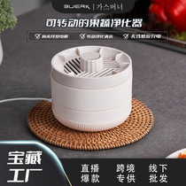 Wireless rotating fruit and vegetable cleaning machine household vegetable washing machine fruit and vegetable disinfection removal pesticide residue purifier