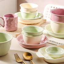 6-inch cream noodle bowl thickened and deepened ceramic instant noodle bowl creative ins style 2023 new large noodle bowl