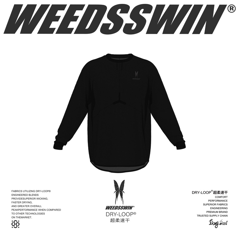 Wild Grass Yingniao Home Thousand-Yuan-Level Ultra-Light Breathable and Antibacterial Fabric New Sports Training Long-Sleeve Quick-Drying Basketball Jersey