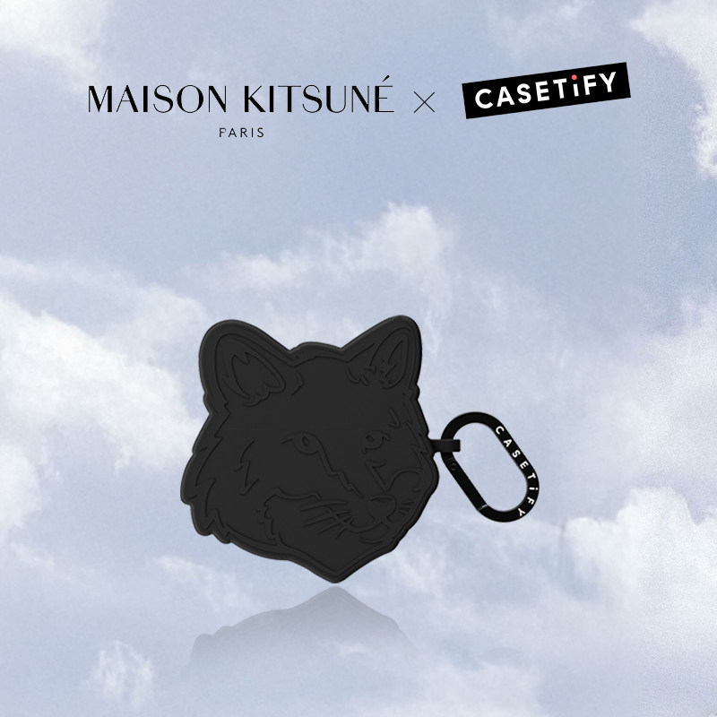 Maison kitsuné x casetify co-branded headphone case, little fox