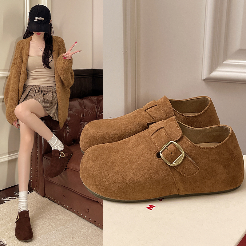 Женская обувь birkenstock на толстой подошве 