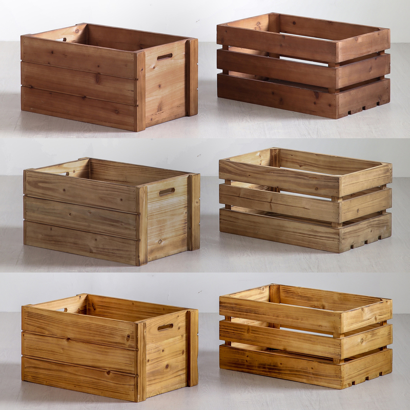 Storage Box Decorative Shelf Flower Stand Fruit Green Plant Stand Solid Wood Box Supermarket Rectangular Display Wooden Frame Box