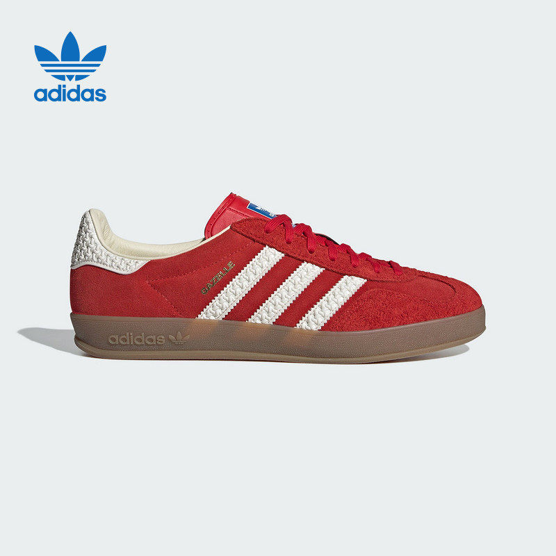 Adidas Retro Red T-Toe Shoes Gazelle Indoor Casual Sports Sneakers If1808 Adidas Retro Red T-Toe Shoes Gazelle Indoor Casual Sports Sneakers If1808