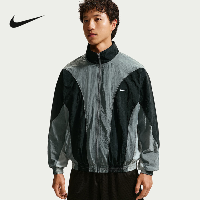 Nike Nike's New Summer Basketball Jacket, Lightweight Woven Sports Casual Jacket Im5888-084