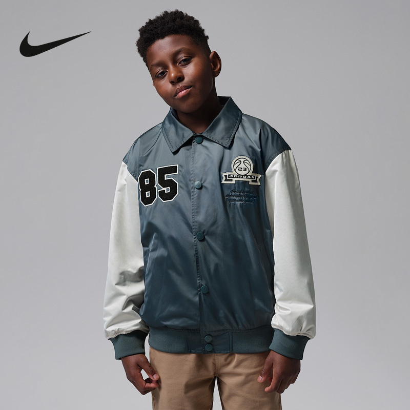 Jordan Nike Lightweight Sports Jacket for Older Children, New Autumn Style Boys' Casual Lapel Jacket Iz7203-482 Jordan Nike Lightweight Sports Jacket for Older Children, New Autumn Style Boys' Casual Lapel Jacket Iz7203-482