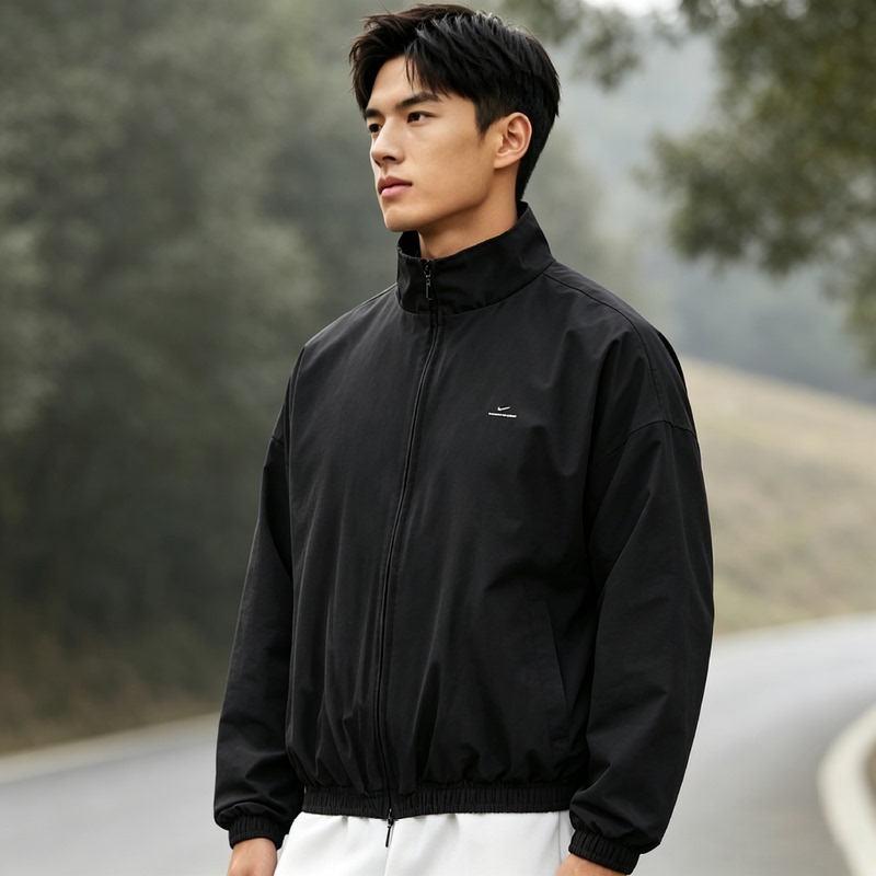 Nike Nike Basketball Sports Jacket Autumn New Men's Breathable Stand-Up Collar Woven Jacket Im5904-010 Nike Nike Basketball Sports Jacket Autumn New Men's Breathable Stand-Up Collar Woven Jacket Im5904-010