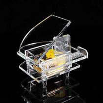 Crystal Glass Piano Music Box Sky City Octaonic Box Swing Piece Girl Couple Presents