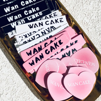 Cake logo inserts custom bakery dessert shop decoration inserts happy birthday small card hot stamping label customization