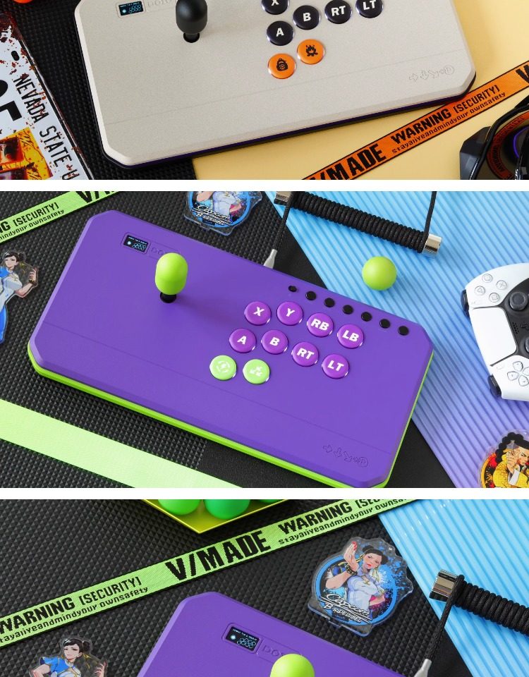 DOIO VLX Full-Alu Rocker Arcade Fight KB HITBOX (SF6, KOF15