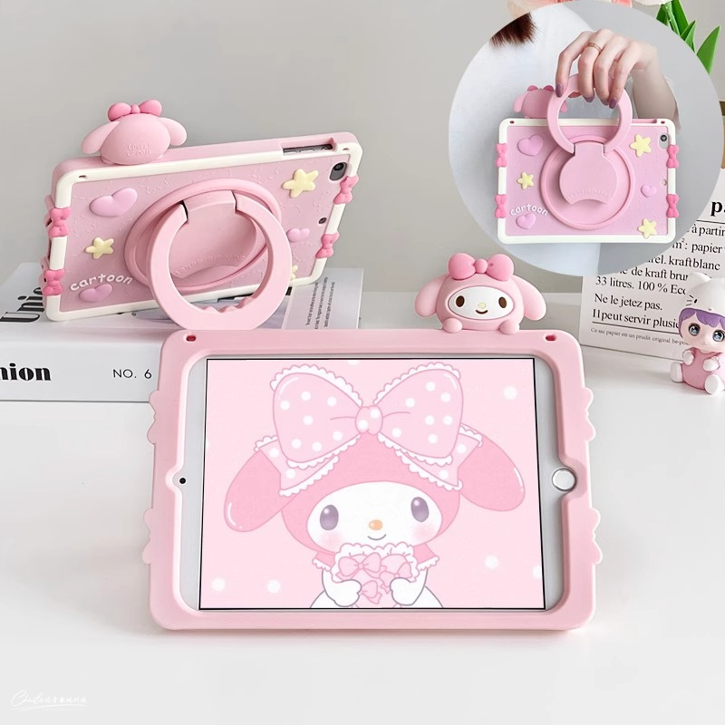 Suitable for iPad Pro Protective Case Air7/8 Apple Tablet Mini6/7 Goddess Cartoon My Melody Luxury 11Th/12Th Generation Ipad2026 Anti-Bending Soft Silicone 13inch Protective Shell Suitable for iPad Pro Protective Case Air7/8 Apple Tablet Mini6/7 Goddess Cartoon My Melody Luxury 11Th/12Th Generation Ipad2026 Anti-Bending Soft Silicone 13inch Protective Shell