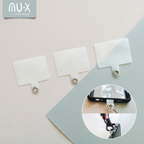 Wood-like mobile phone shell No-rope hole special gasket Women hanging neck cross-rope anti-lose theorizer fixing mobile phone shell clip sheet