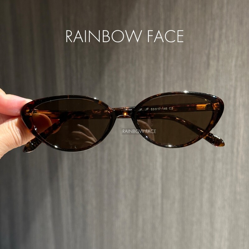 High-End Tortoiseshell Fashion Cat-Eye Polarized Sunglasses, Uv Protection, Small Frame, Suitable for Small Faces, Can Be Fitted with Prescription Lenses for Nearsightedness