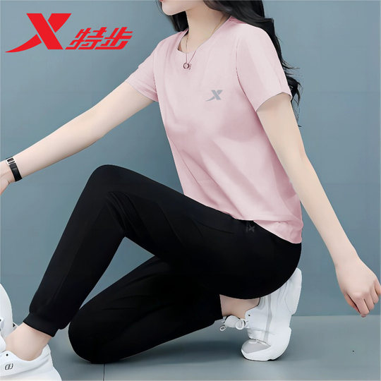 Xtep sportswear suit short sleeve T-shirt