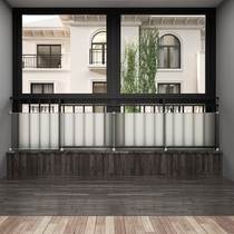 Balcony Shade Rain Flapper Fence Shade Waterproof Bezel Privacy Plastic Wind Shield Rain Protection Sun Protection Guard Rail Shield Rain Board