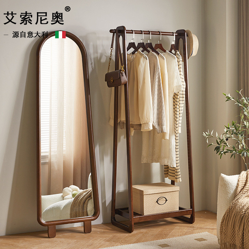 🌟家居美学新宠!Essonio 意大利实木衣架,让卧室焕然一新🏠👗-衣帽架-淘宝好物网
