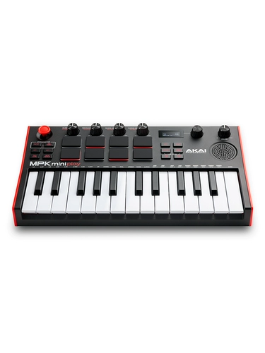 Akai Mpk Mini Play Mk3 Plus Proptable MIDI расположен 25 -й клавишной контроллер подушки
