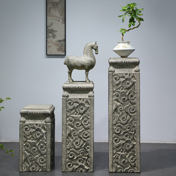 New chinese style xiangyun display column base