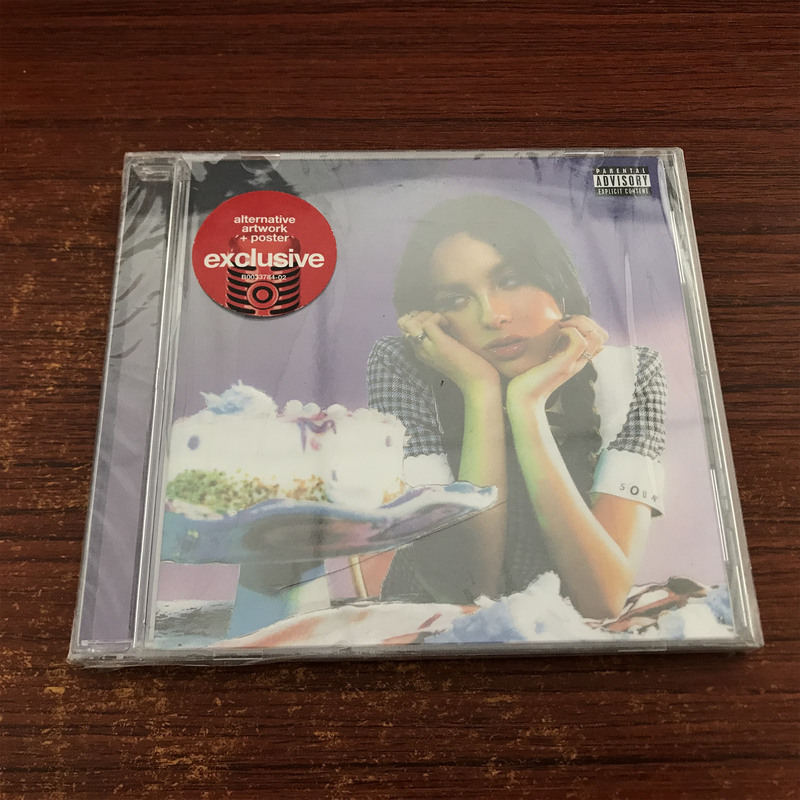 Olivia Rodrigo Sour Brand New Unopened Cd Box with a Cracked Seal
