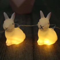 Easter bunny led string lights cross-border hot selling holiday lanterns bedroom childrens room cartoon home decoration lights