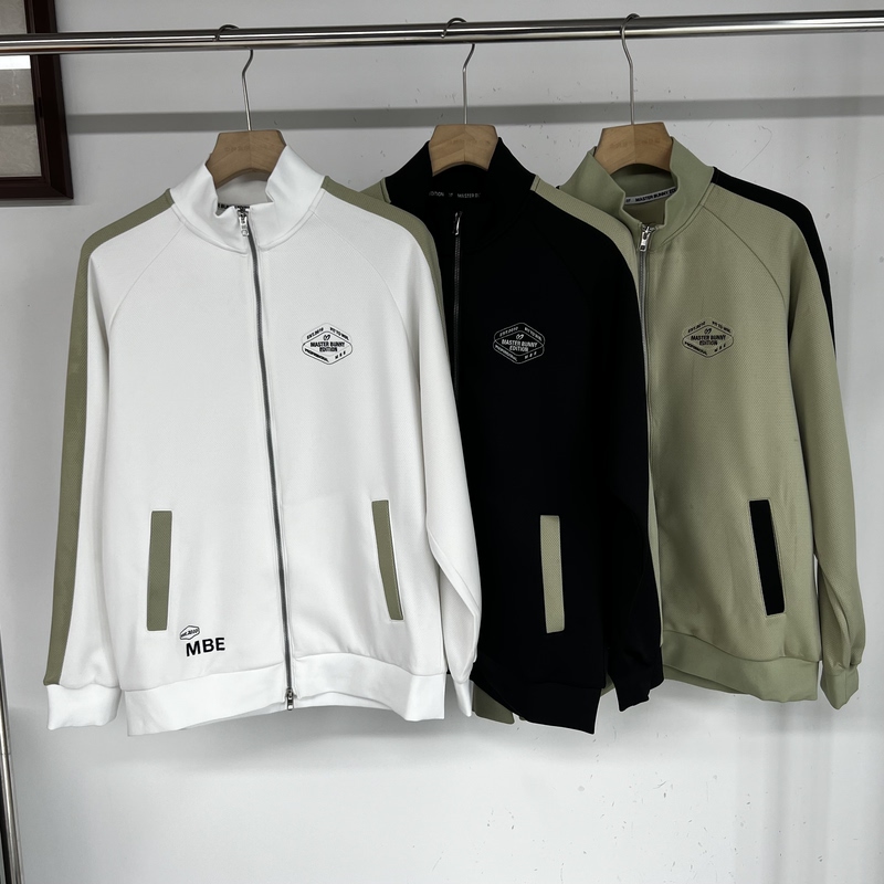42C100 Export Surplus Men's Golf Spring New Arrival Sports Casual Zipper Jacket Stretch