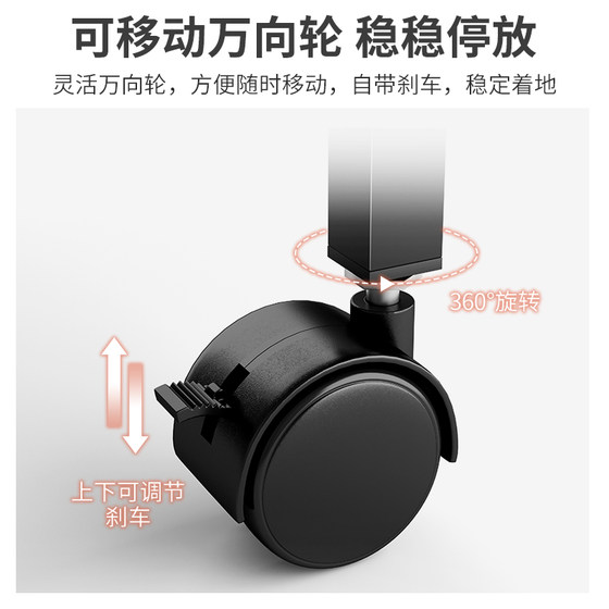 打印机置物架落地多层收纳办公室可移动主机架分层架办公桌面整理