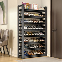 Household steel shoe rack doorway floor-standing multi-layer storage rack iron simple storage rack entrance door rear shoe cabinet