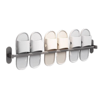 Toilette rayonnante salle de bain exempte de pantoufles en pantoufles Shoes Containing Shelf God Instrumental Toilet Toilet Wall-mounted Drain Shelf