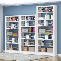 Library bookshelf storage rack multi-layer floor-to-ceiling bookcase steel bookshelf iron simple book home childrens bookshelf