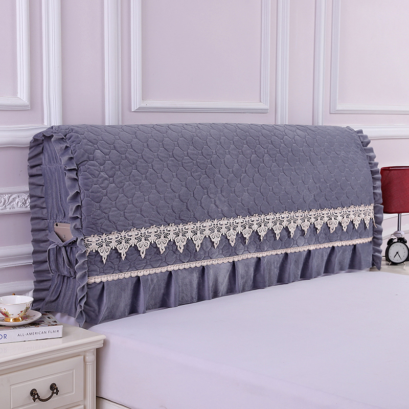 Bedside cover high-end sense 2022 new fashion Korean princess style 1.8 meters high-end Internet celebrity high-end cover cloth