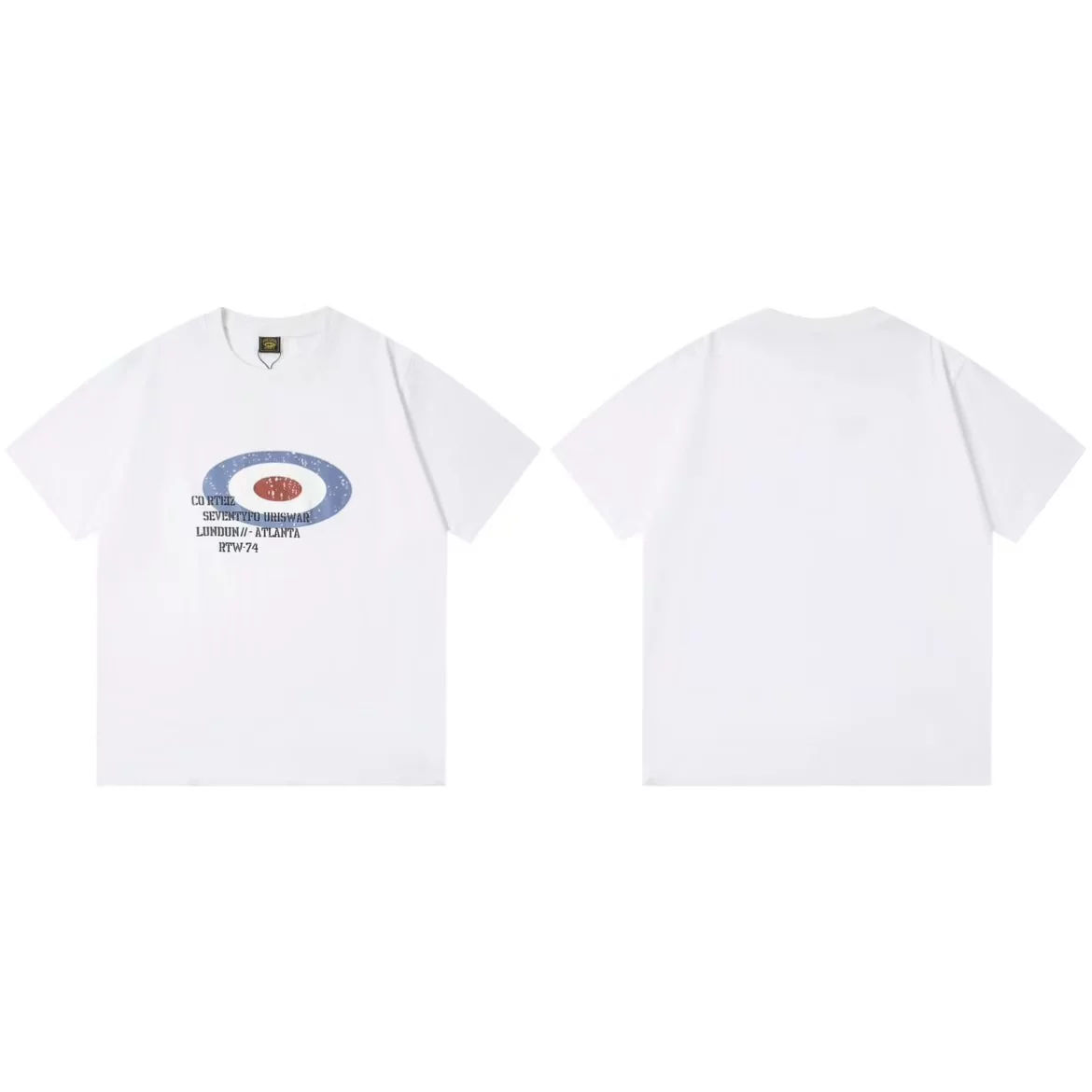 Футболка с принтом Corteiz Letter Graphic Print Tee 26ss Alcatraz с буквой графический принт короткий рукав