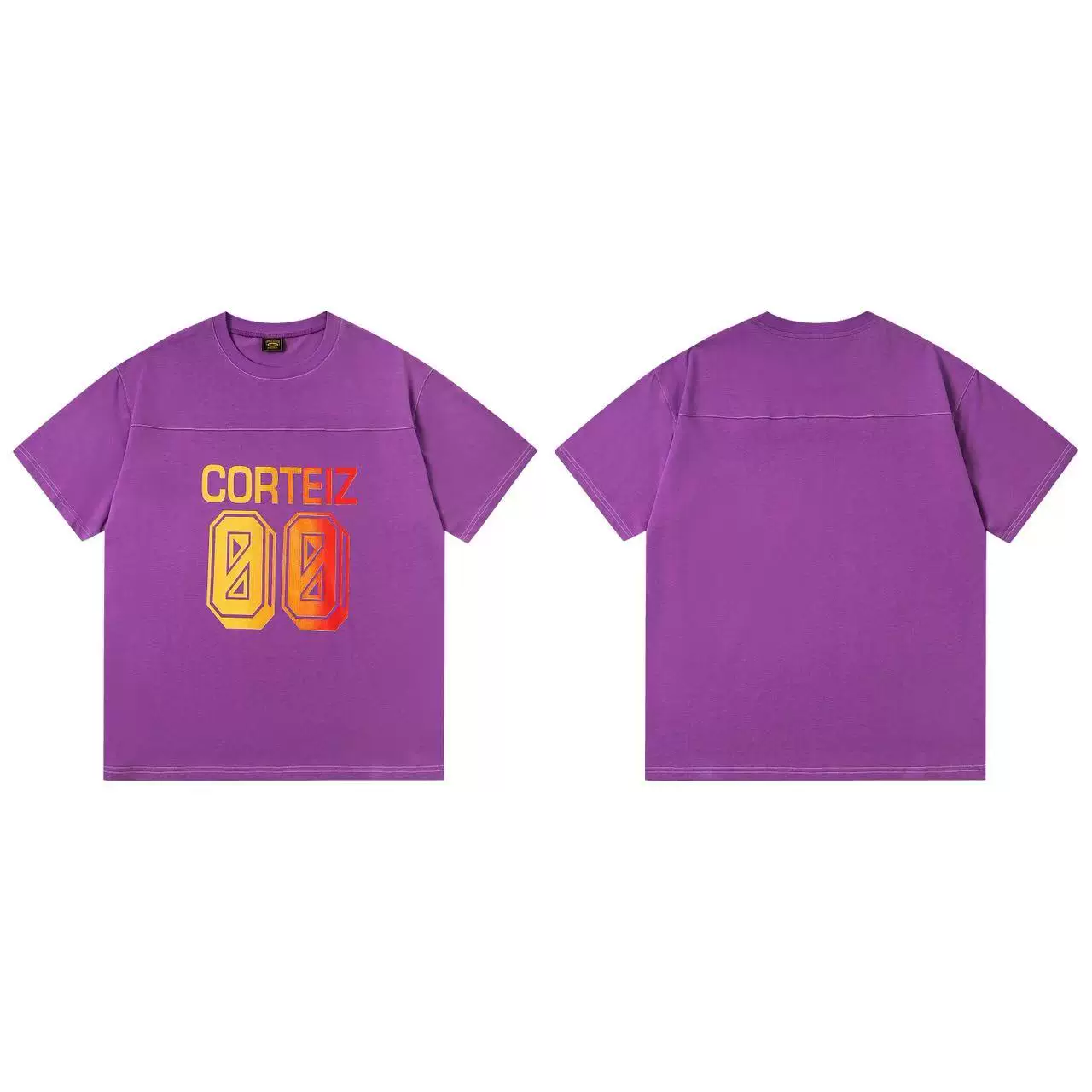Футболка с принтом Corteiz Letter Graphic Print Tee 26ss Alcatraz с буквой графический принт короткий рукав