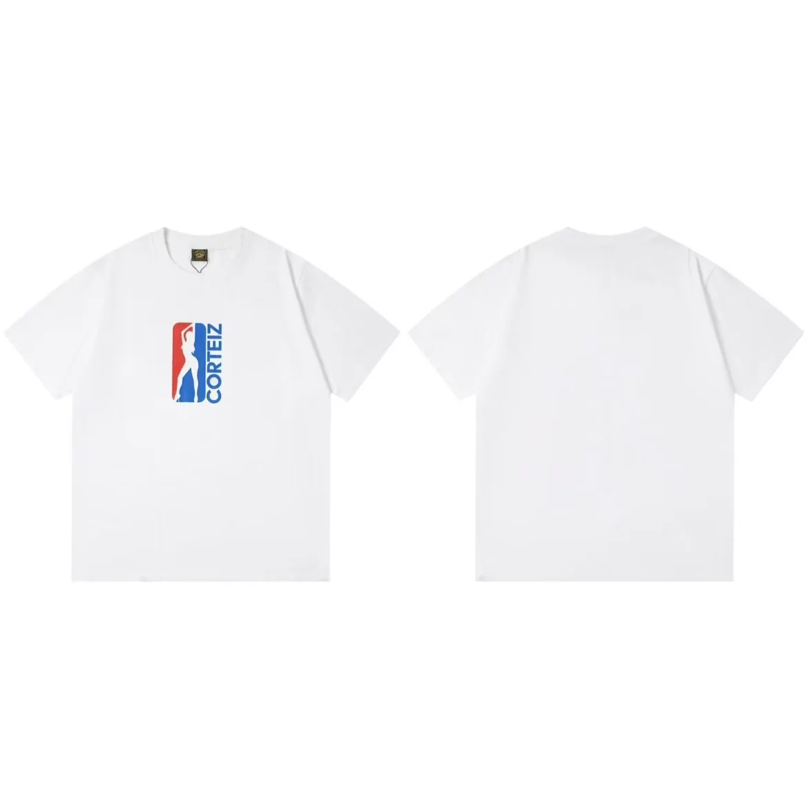 Футболка с принтом Corteiz Letter Graphic Print Tee 26ss Alcatraz с буквой графический принт короткий рукав
