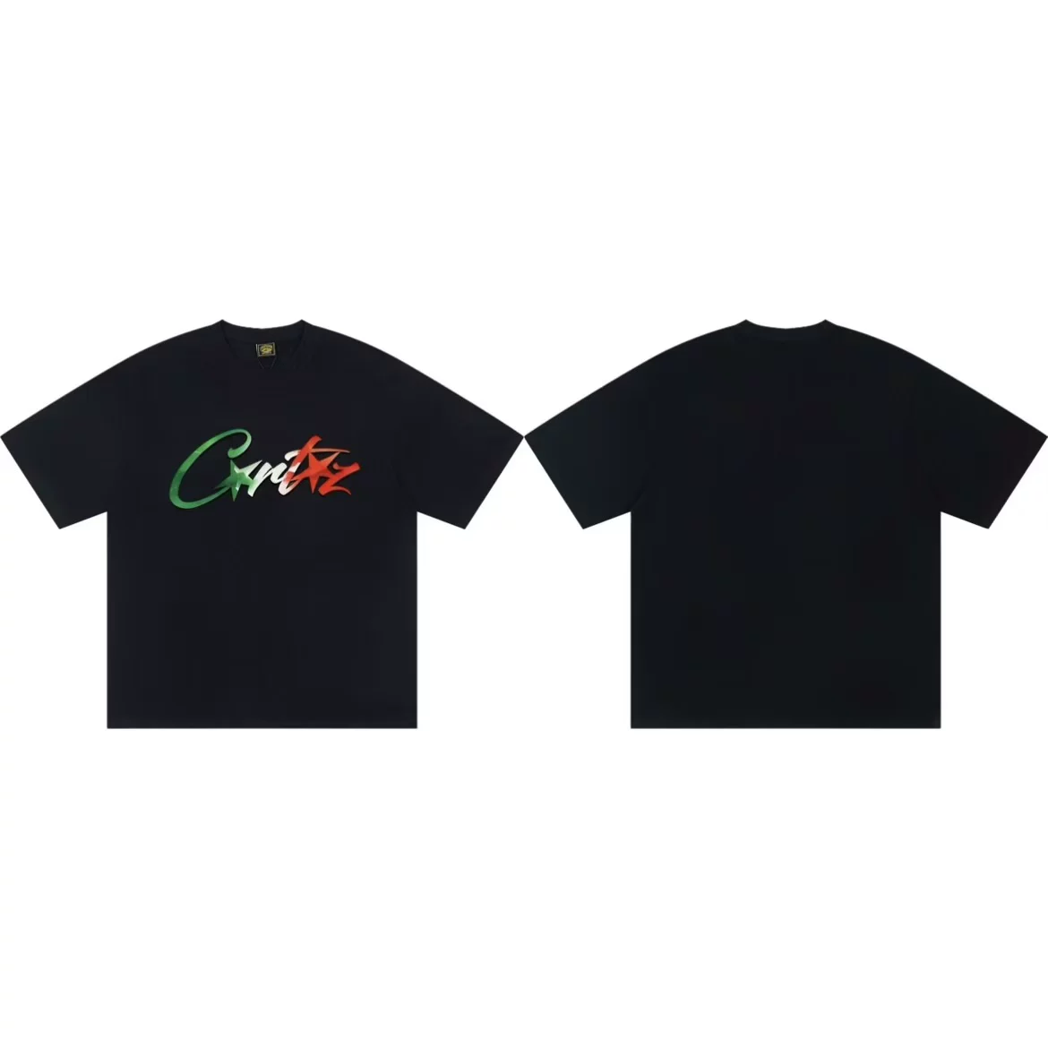 Футболка с принтом Corteiz Letter Graphic Print Tee 26ss Alcatraz с буквой графический принт короткий рукав