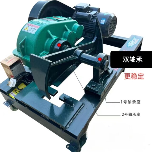 Firewood splitting machine household rural fully automatic electric splitting wood breaking firewood cutting firewood 220v380v wood splitting powerful firewood cutting